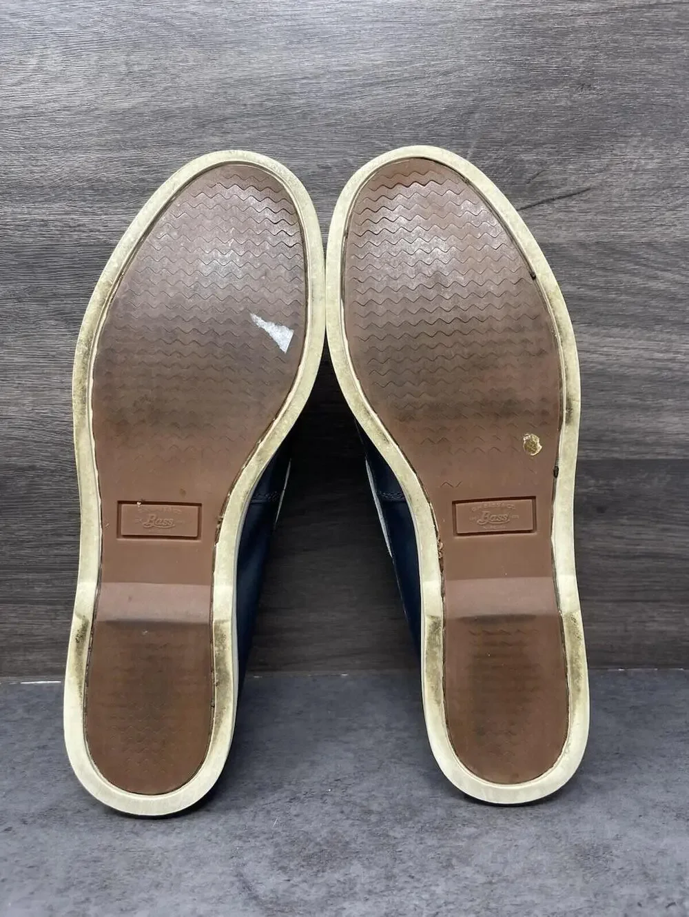 GH BASS Boat Shoes Womens Size 8 Anchor Lace Up Top Sider - Picture 8 of 10